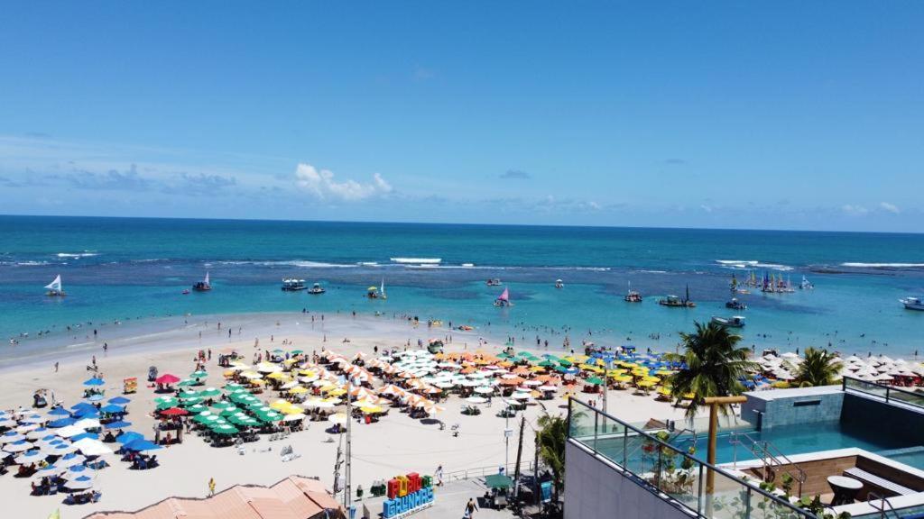 Flat Beira Mar Com Varanda Em Pôrto das Galinhas Zewnętrze zdjęcie